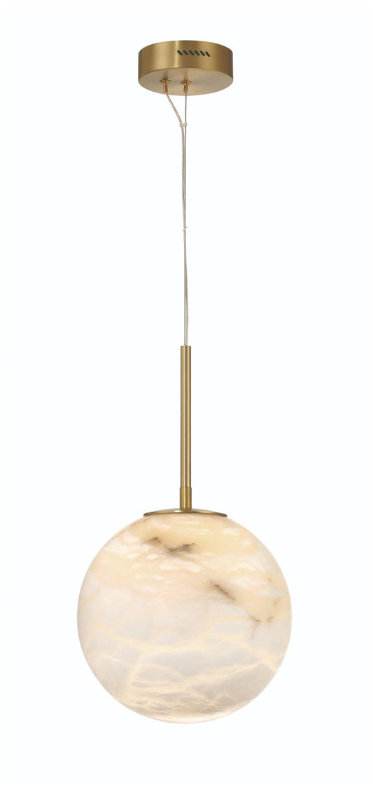 Eurofase Kepler 1 Light LED Pendant in Gold