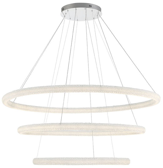 Eurofase Sassi 2.75 in. x 60 In. Integrated LED Chandelier in Chrome