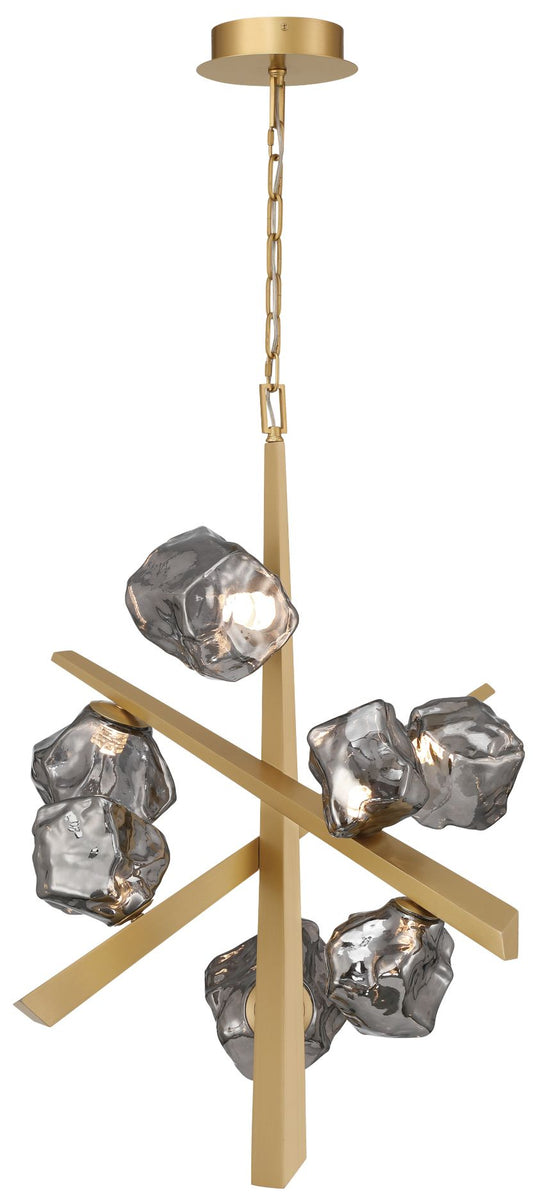 fase Thorah 27" LED Chandelier  Gold