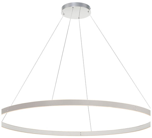 fase Verdura 2 In. x 60 In. Integrated LED Chandelier in Gray