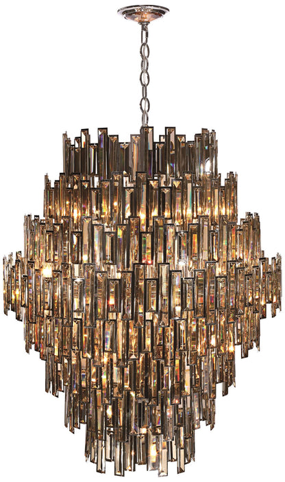 Eurofase Vienna 39 1/2" Wide Champagne Crystal Chandelier
