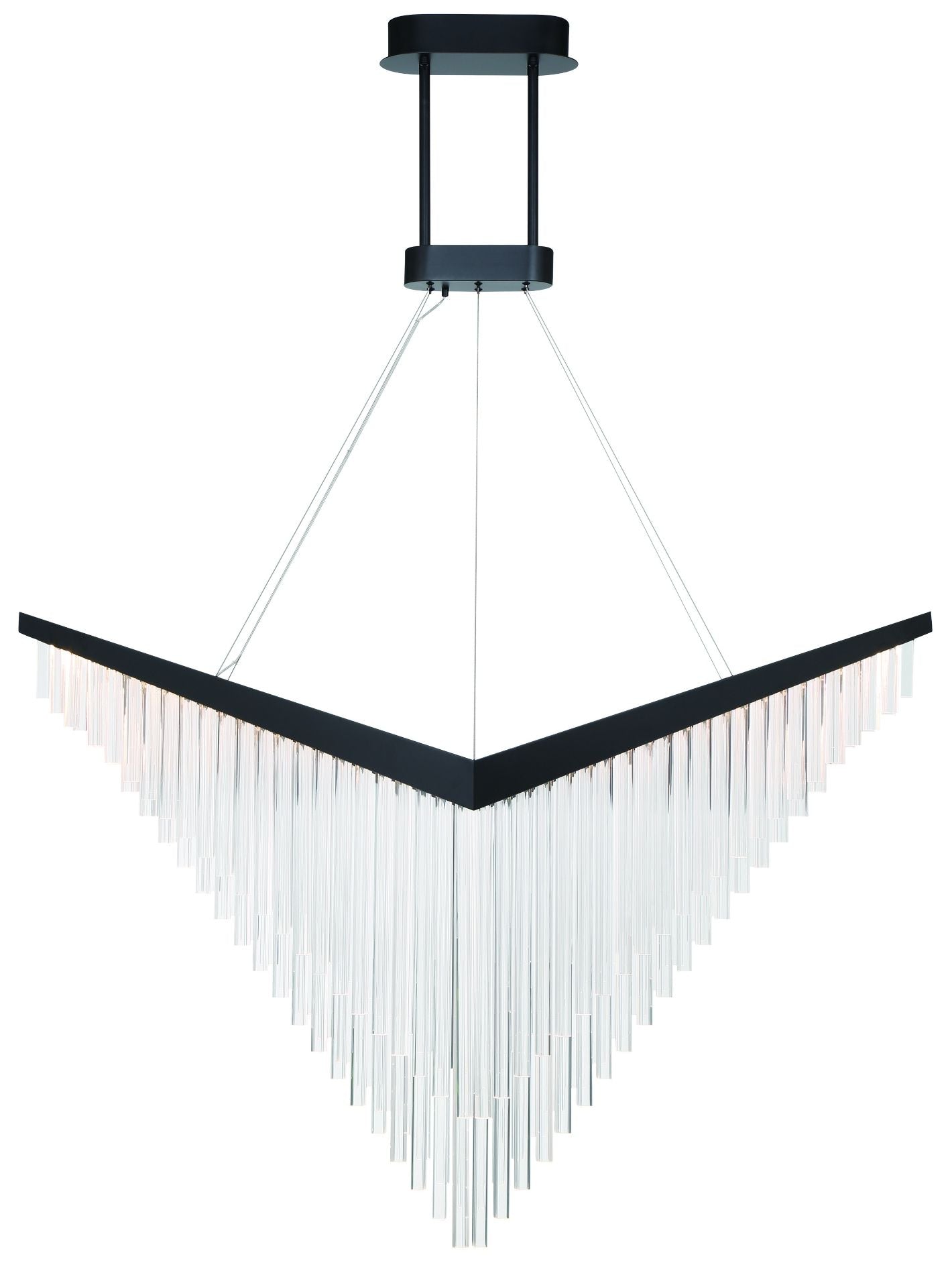 fase Vivien 60" LED Chandelier  Black