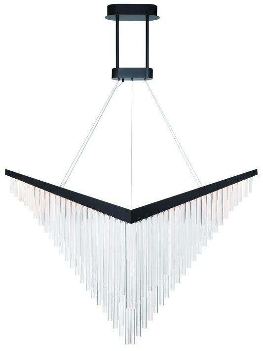 Eurofase Vivien 60" LED Chandelier  Black