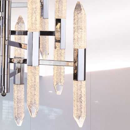 Exclusive Chandelier With Vertical Crystals