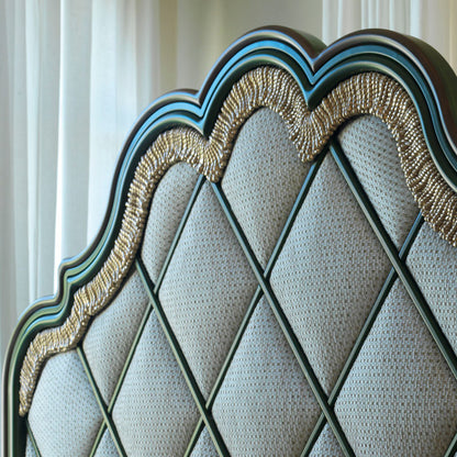 Exclusive Bed With Tassel Design Detail