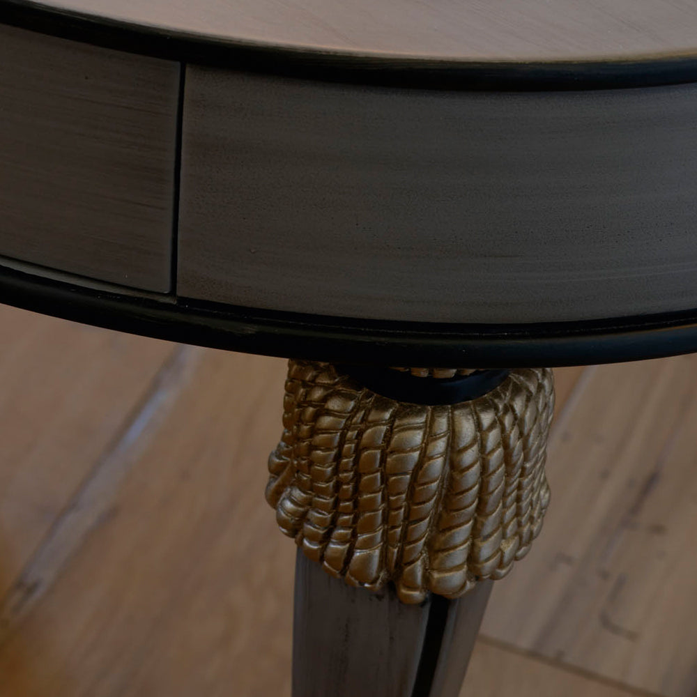 Exclusive Bedside Table With Tassel Design Detail