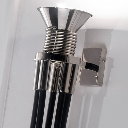 Exclusive Contemporary Black Rubber Wall Light