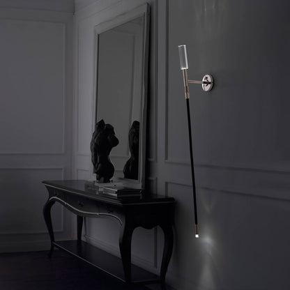 Exclusive Contemporary Single Black Rubber Wall Light