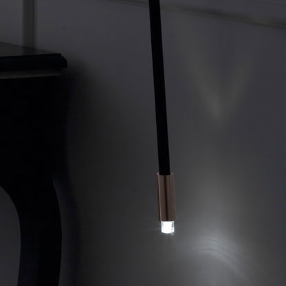 Exclusive Contemporary Single Black Rubber Wall Light