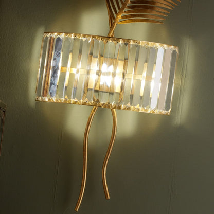 Exclusive Gold Leaf Italian Wall Lamp