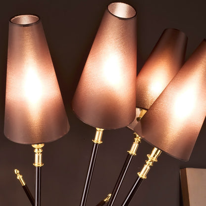 Exclusive Italian Bronze Lacquered Wall Lamp