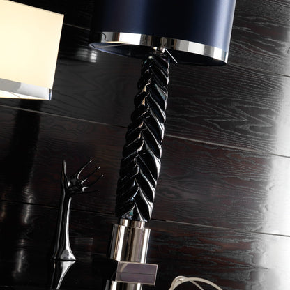 Exclusive Italian Glazed Majolica Table Lamp