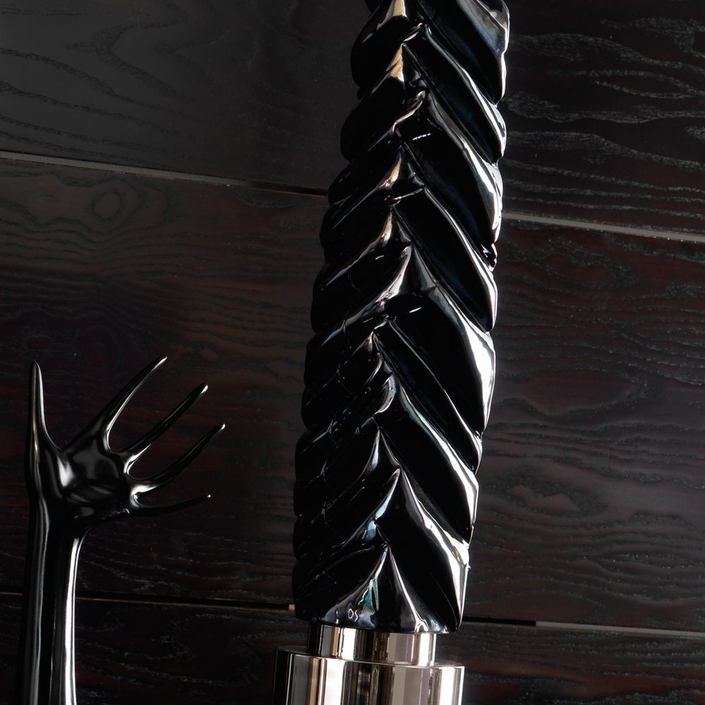 Exclusive Italian Glazed Majolica Table Lamp