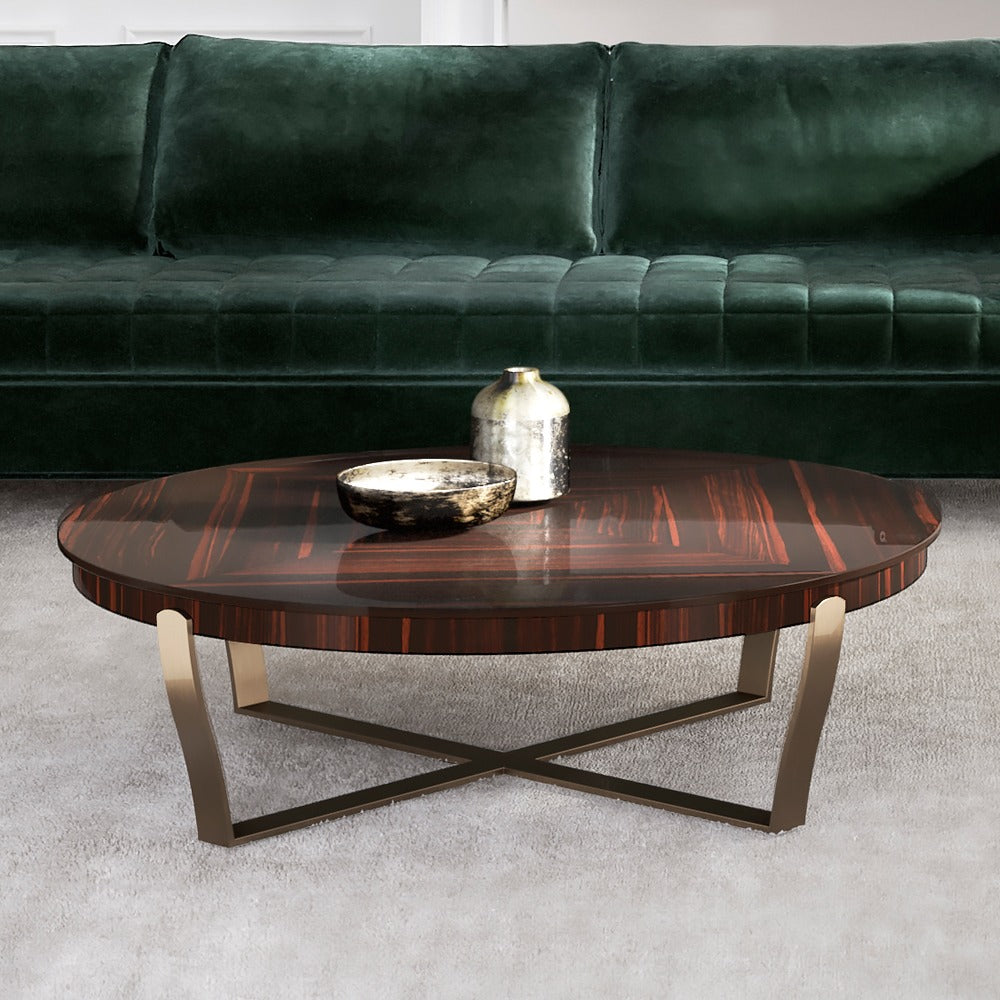 Exclusive Italian Luxury Veneered Coffee Table