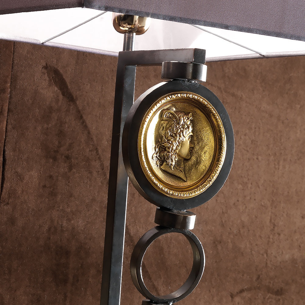 Exclusive Italian Pewter Table Lamp