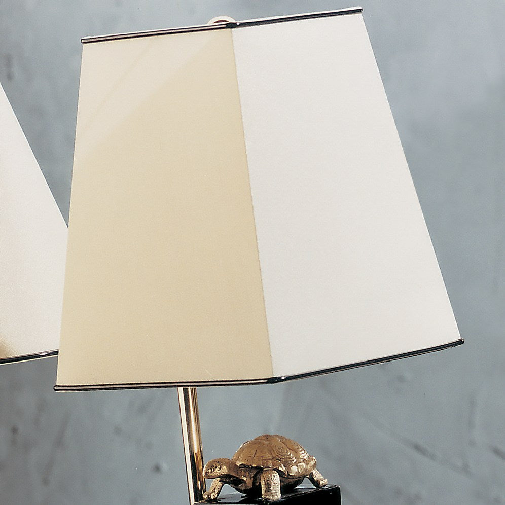 Exclusive Lacquered Bronze Black Table Lamp