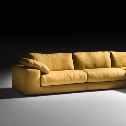 Exclusive Linen Modular Chaise Style Corner Sofa