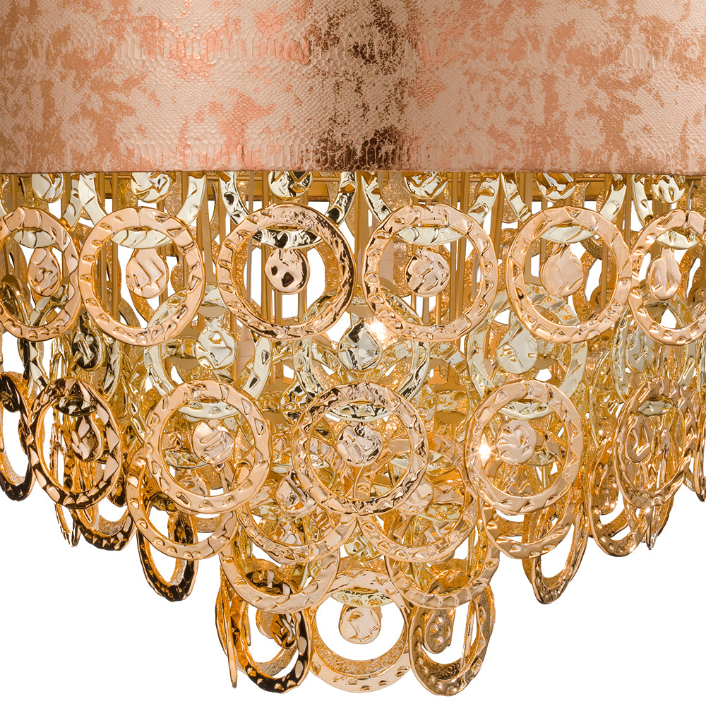 Exclusive Luxury Copper Print Chandelier