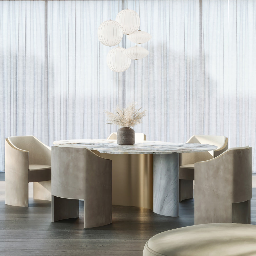 Exclusive Modern Precious Stone Dining Table