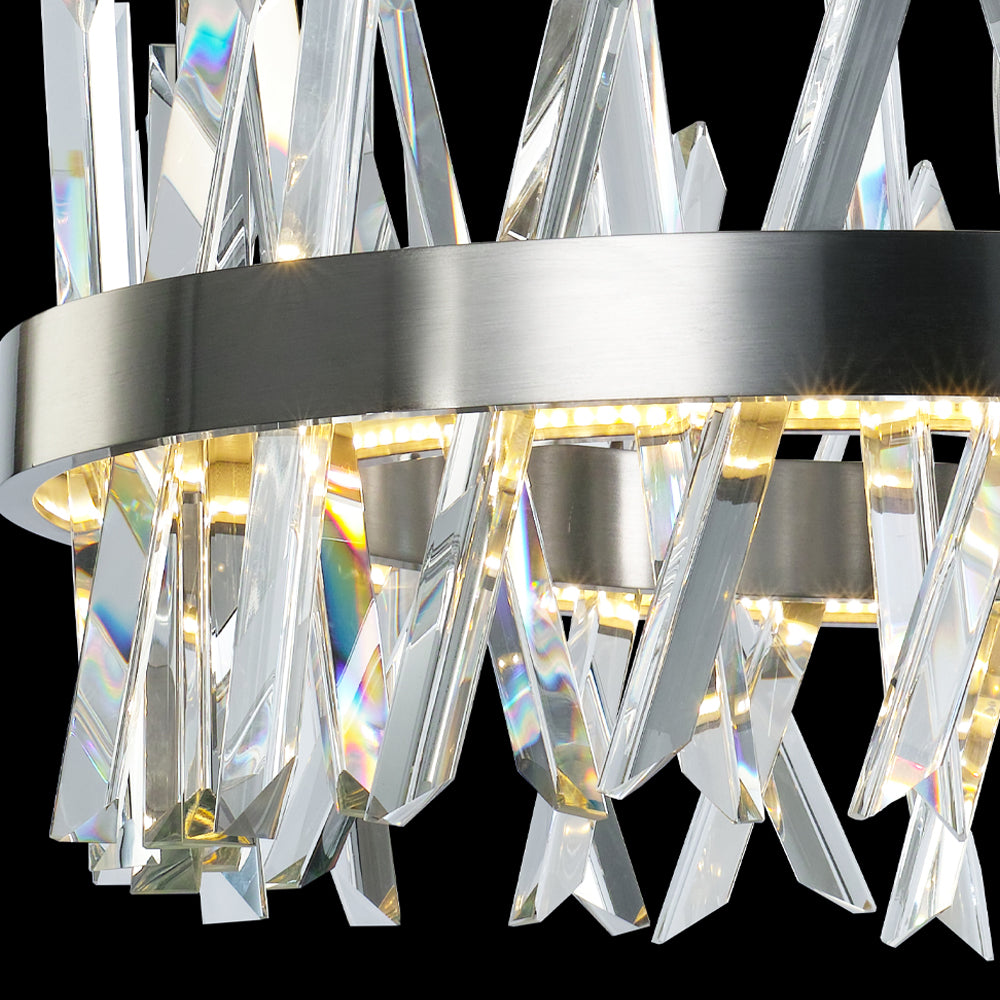 Exclusive Round Nickel Chandelier