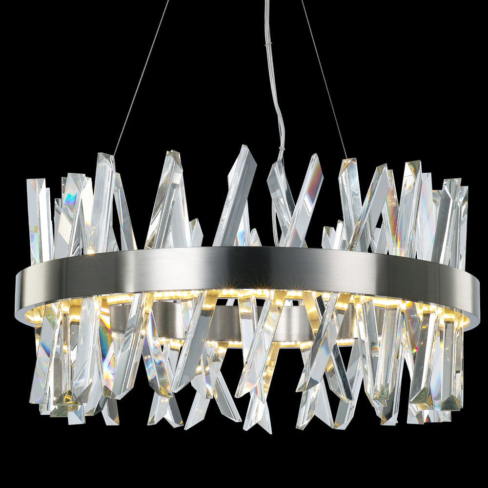 Exclusive Round Nickel Chandelier