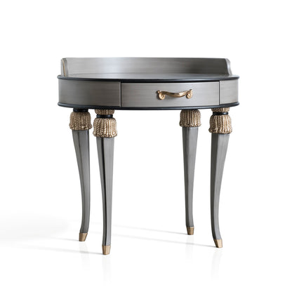 Exclusive Bedside Table With Tassel Design Detail