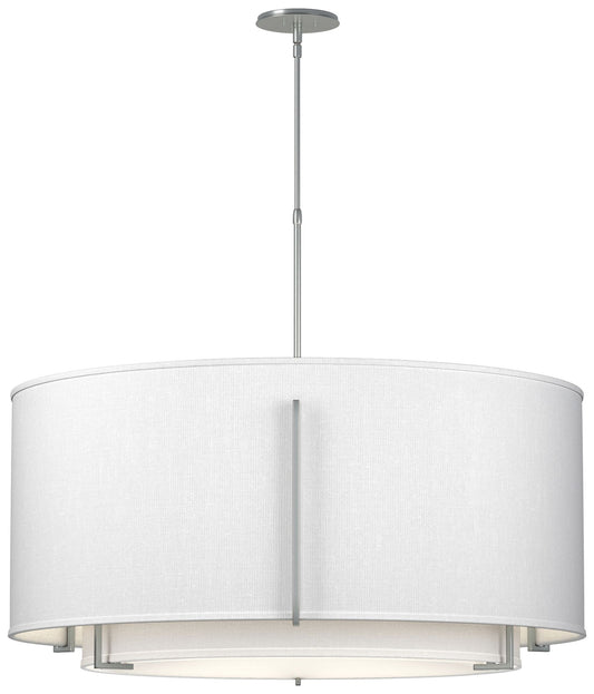 Exos 31.3"W Large Double Shade  Pendant w/ Anna & Anna Shade