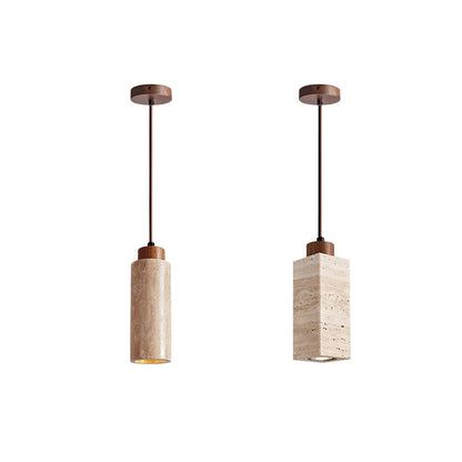 Solvara Travertine Pendant Lamp