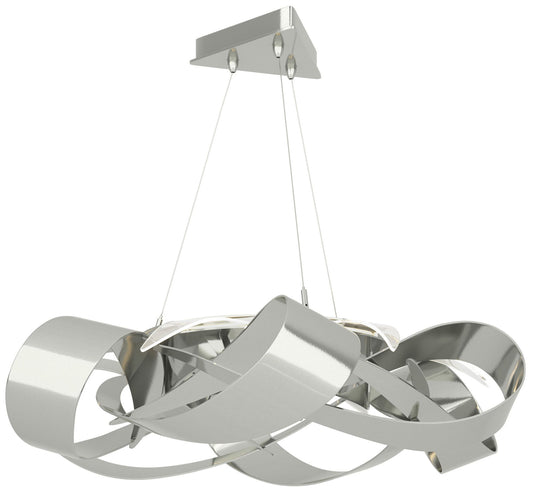 Flux Large LED Pendant - Sterling