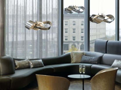 Flux LED Pendant 26 1/2" Wide by Hubbardton Forge