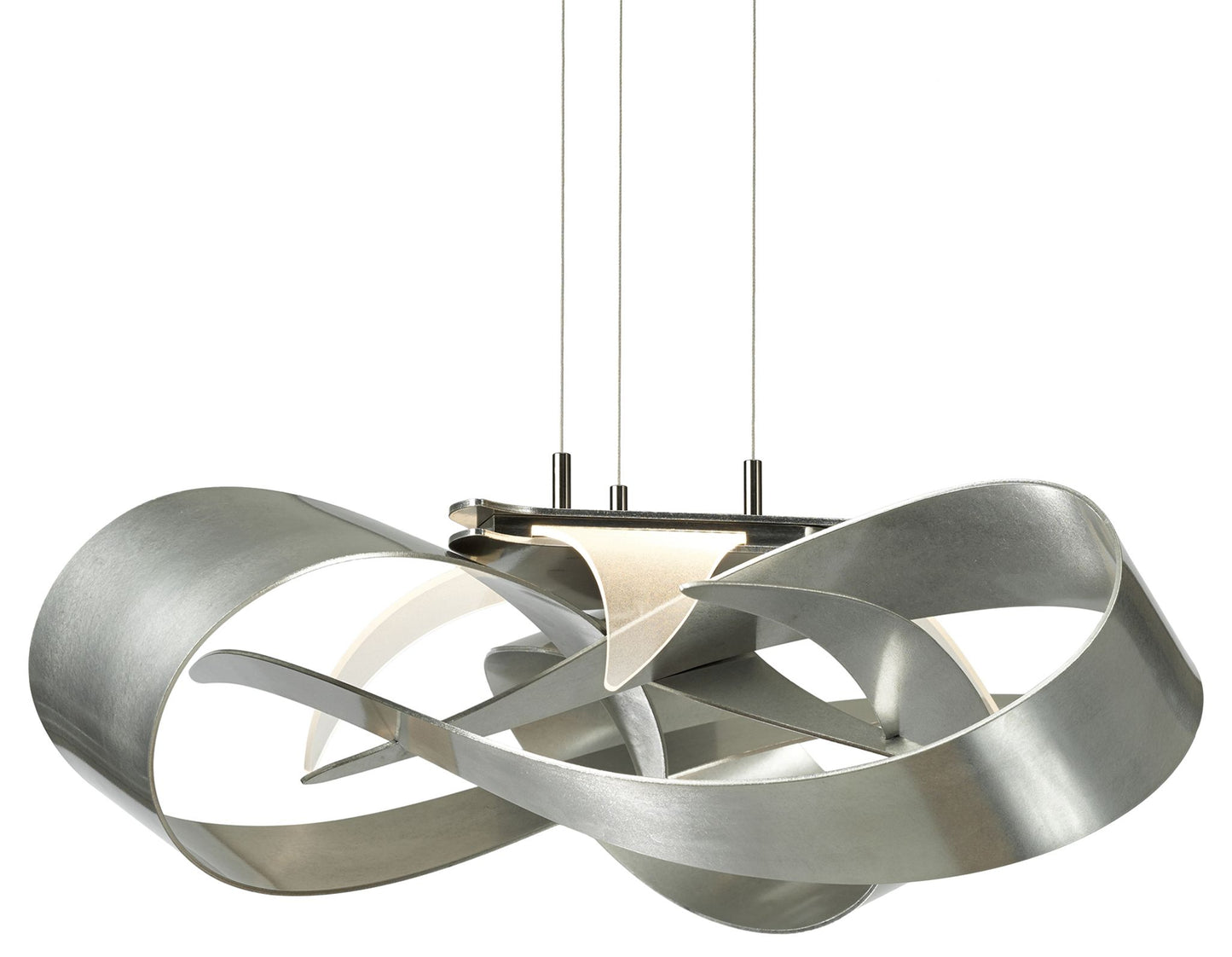 Flux LED Pendant - Sterling Finish - Standard Height