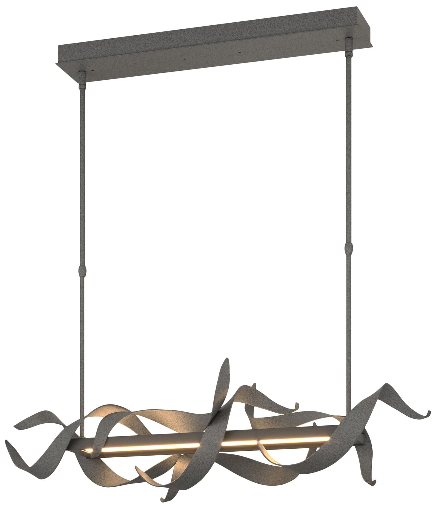 Folio 37 3/4" Wide Natural Iron LED Linear Pendant Light