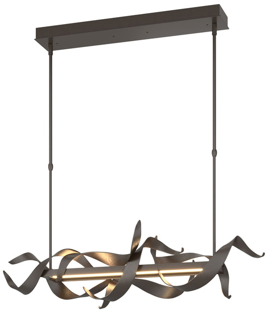 Folio 37 3/4"W Oil-Rubbed Bronze LED Linear Pendant Light