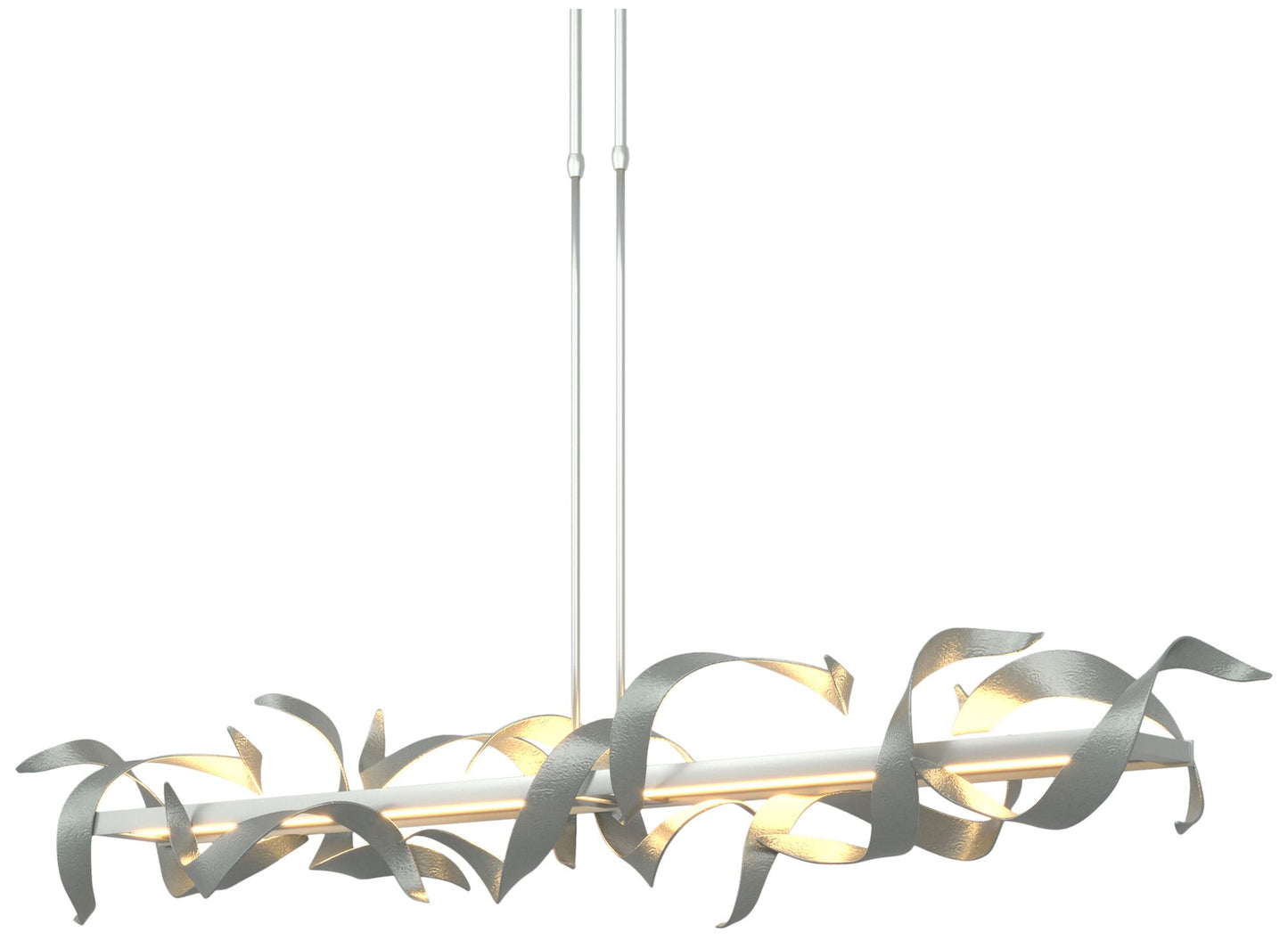 Folio 63 1/2" Wide Platinum Long LED Linear Pendant Light