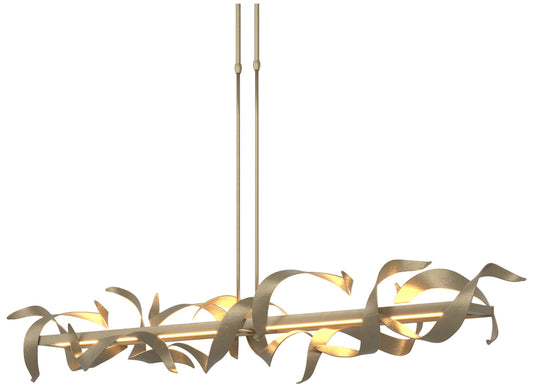 Folio 63 1/2" Wide Soft Gold Short LED Linear Pendant Light