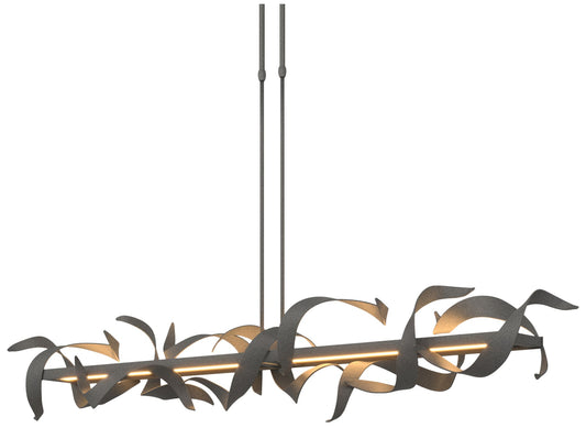 Folio 63 1/2"W Natural Iron Long LED Linear Pendant Light