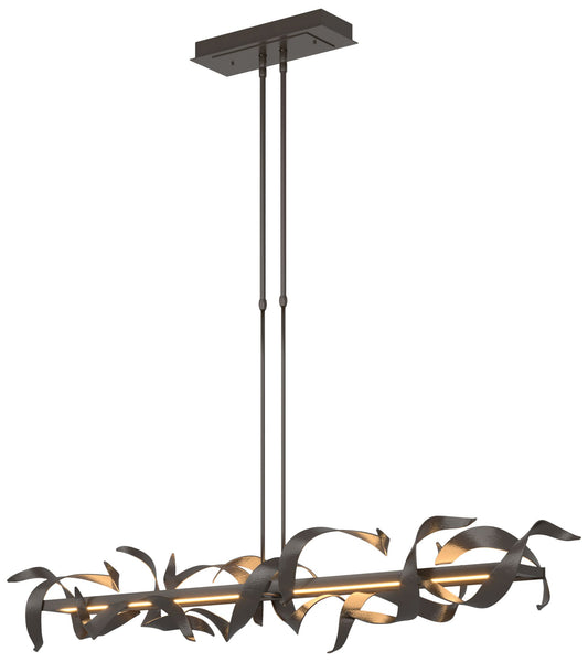 Folio 63 1/2"W Oil-Rubbed Bronze LED Linear Pendant Light