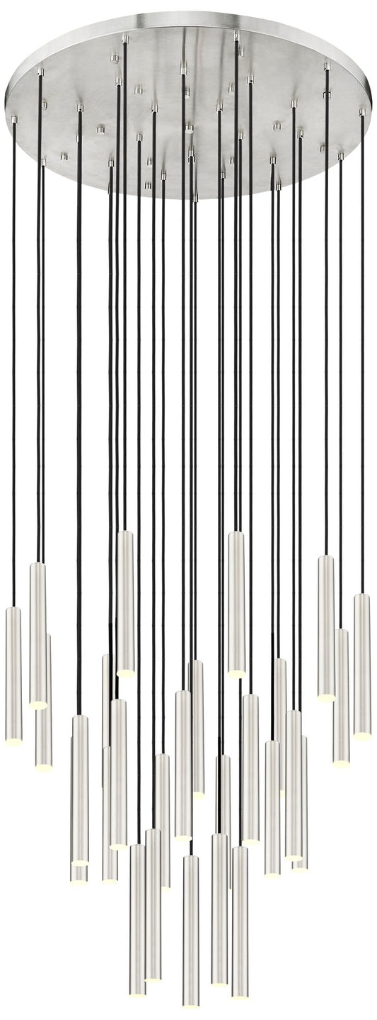 Forest by Z-Lite Brushed Nickel 36 inch 27 Light Chandelier