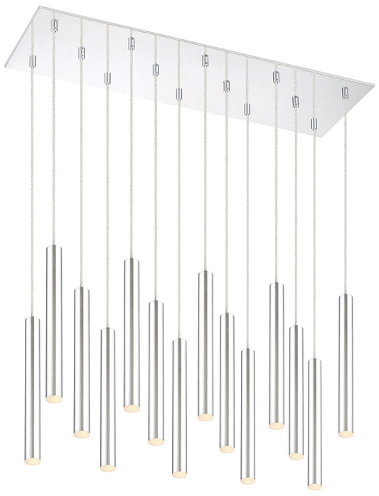 Forest by Z-Lite Chrome 14 Light Chandelier