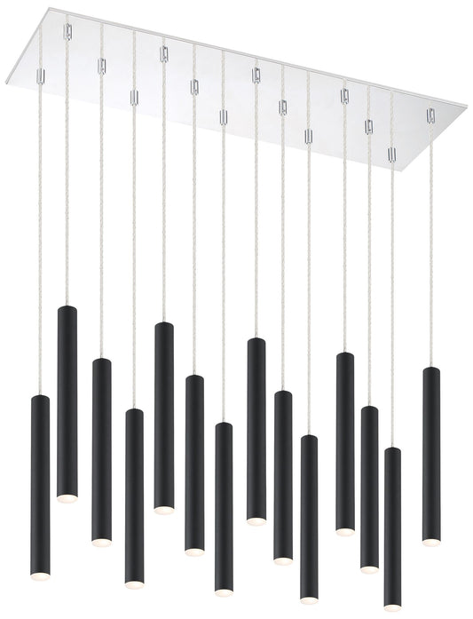 Forest by Z-Lite Chrome 14 Light Chandelier