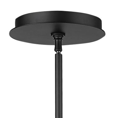 Garroway 32" Wide Matte Black 9-Light Chandelier