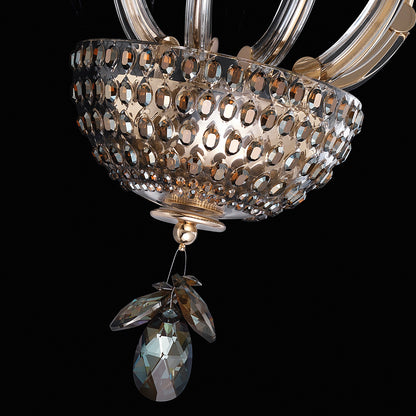 Exclusive Bronze Crystal Wall Light