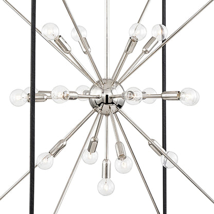 Glendale 27" Wide Polished Nickel 5-Light Chandelier