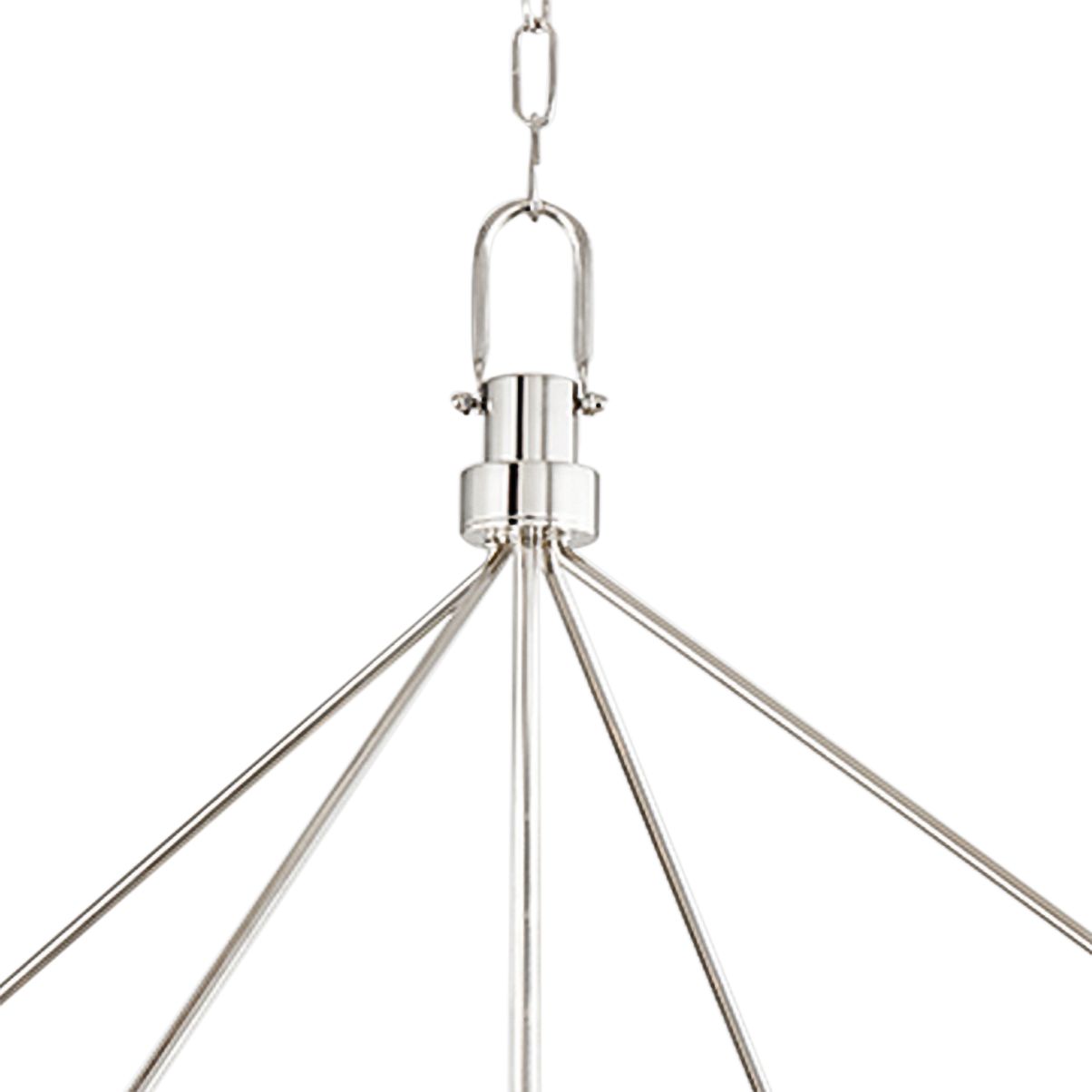 Glendale 27" Wide Polished Nickel 5-Light Chandelier