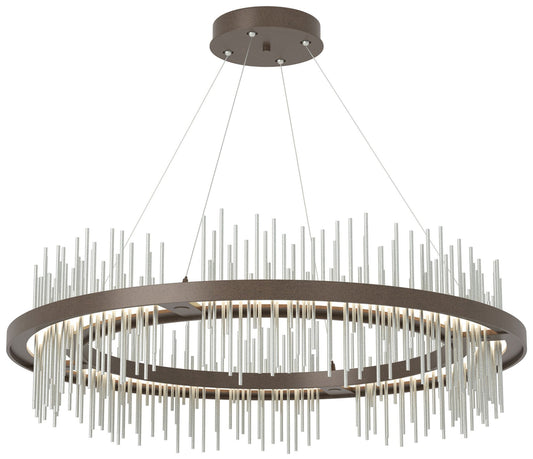 Gossamer Circular LED Pendant - Bronze - Platinum