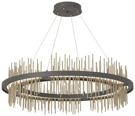 Gossamer Circular LED Pendant - Iron - Gold