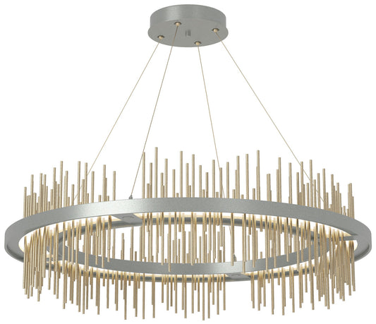 Gossamer Circular LED Pendant - Platinum - Gold