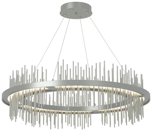 Gossamer Circular LED Pendant - Platinum - Platinum