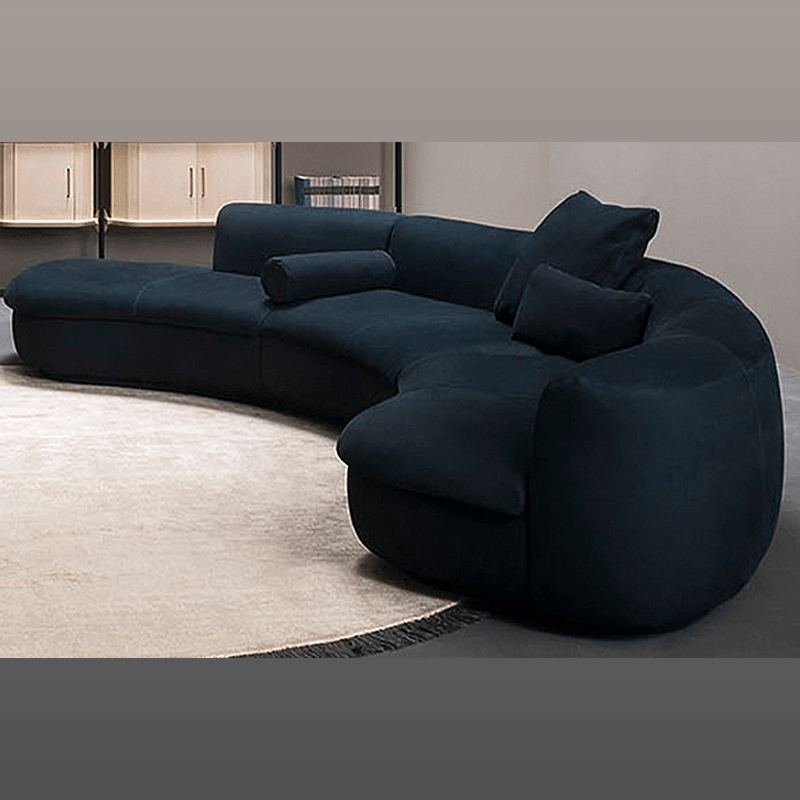 Modern Curved Modular Baxter Sofa