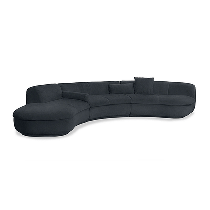 Modern Curved Modular Baxter Sofa